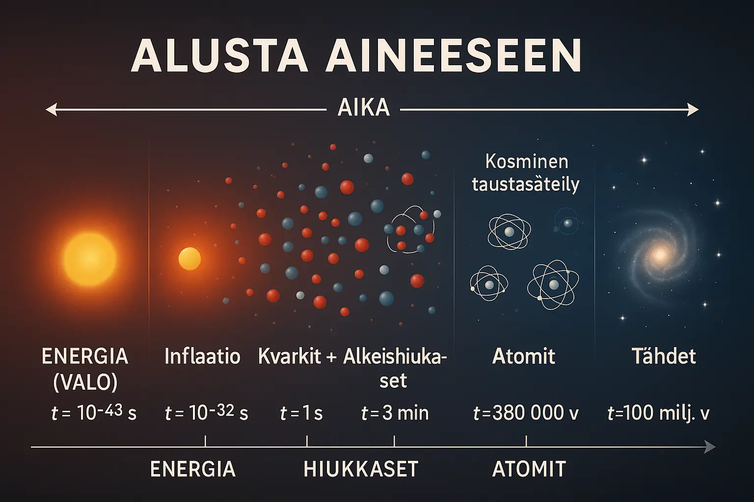 Alusta aineeseen